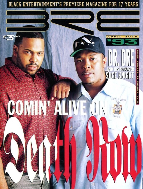 Suge Knight & Dr. Dre (BRE Magazine,1993)