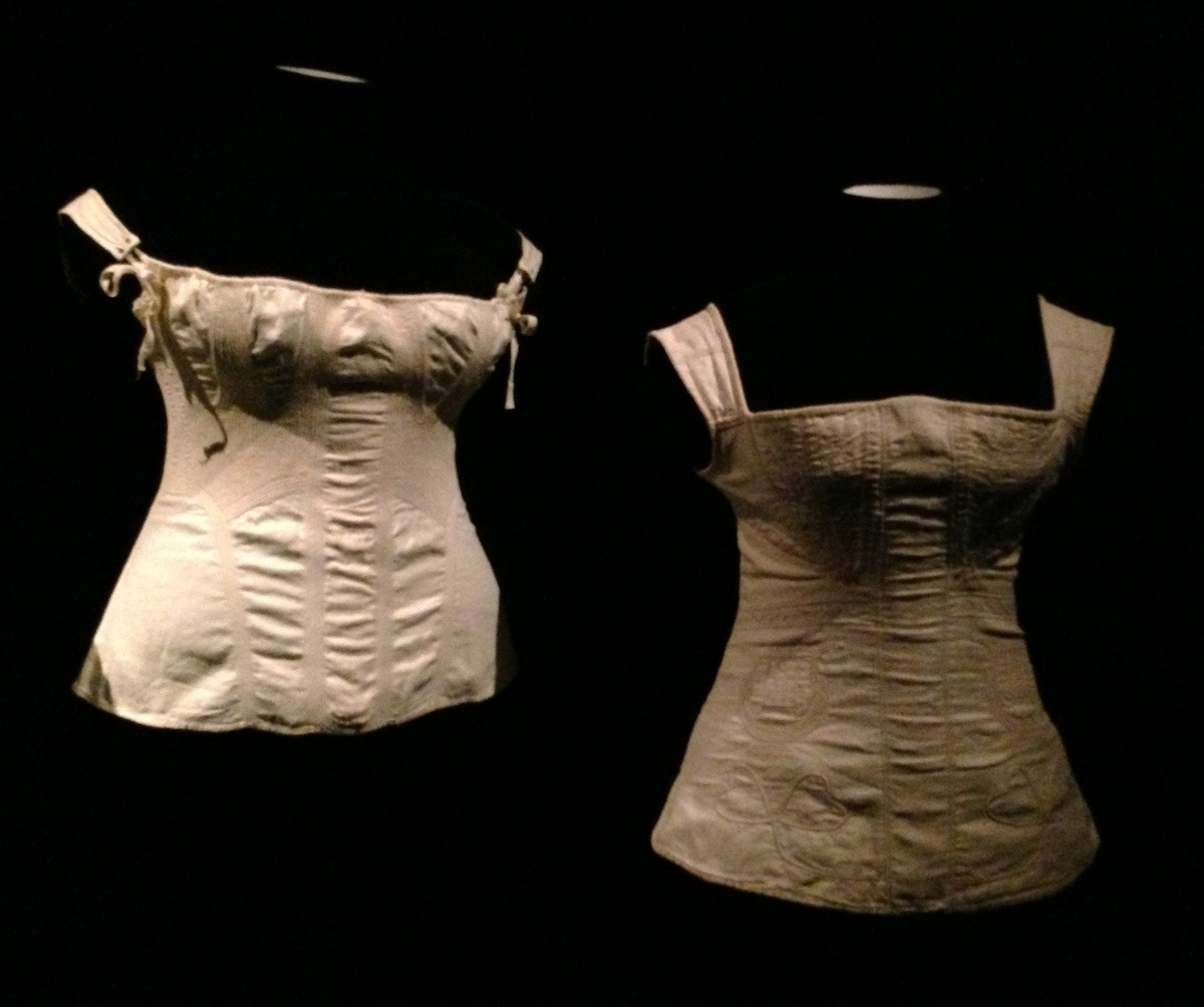 Gilded Age Garbage Fire — 1820s-1830s ladies' undergarments: a