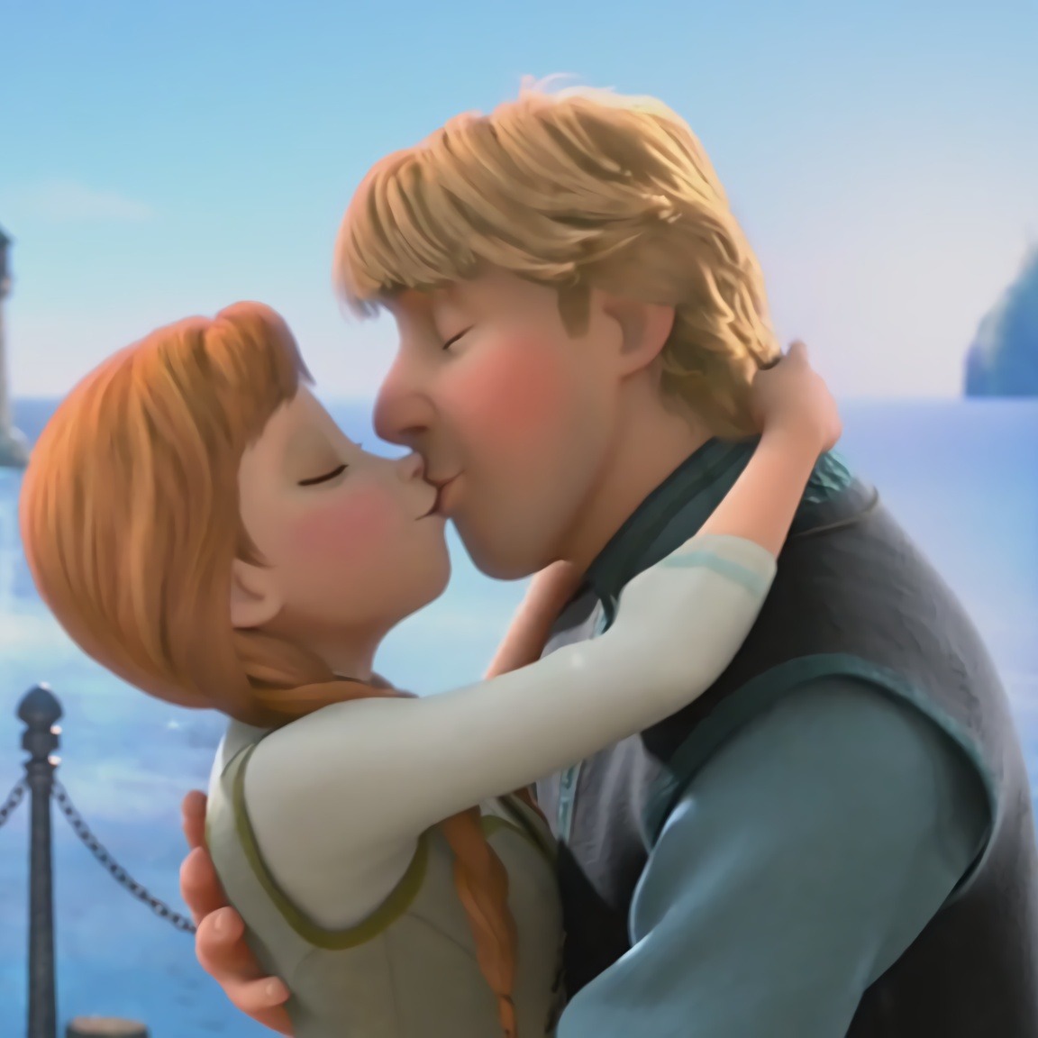 anna frozen movie kiss