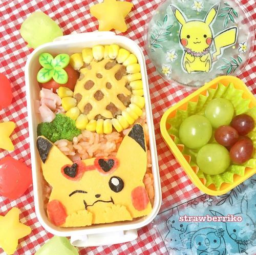 Pikachu bento by veryveryberriko!