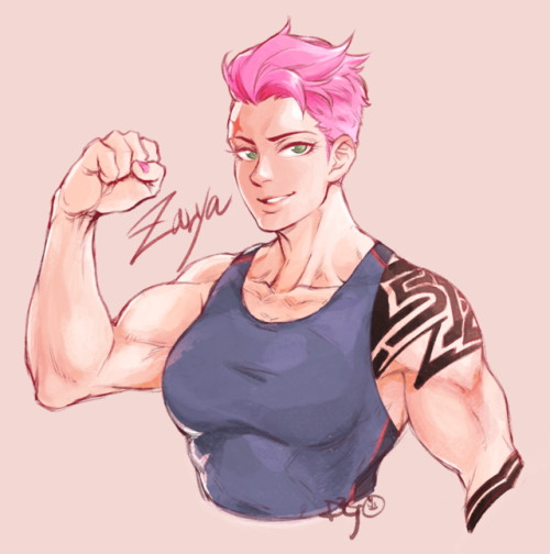 XXX blackteaddg: Just wanna draw Zarya ˊHˋ photo