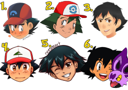 noodlerama: And here it is, the culmination of everyone’s hard work to this project, a whopping count of 44 adorable Ash faces! I want to thank everyone who participated in this Ash Face Project, I did not expect get as many as I did from so many talented