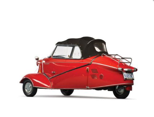 Fritz Fend &amp; Valentin Knott, Messerschmitt Kabinenroller KR200 Cabrio, 1961. Bruce Winer Microca