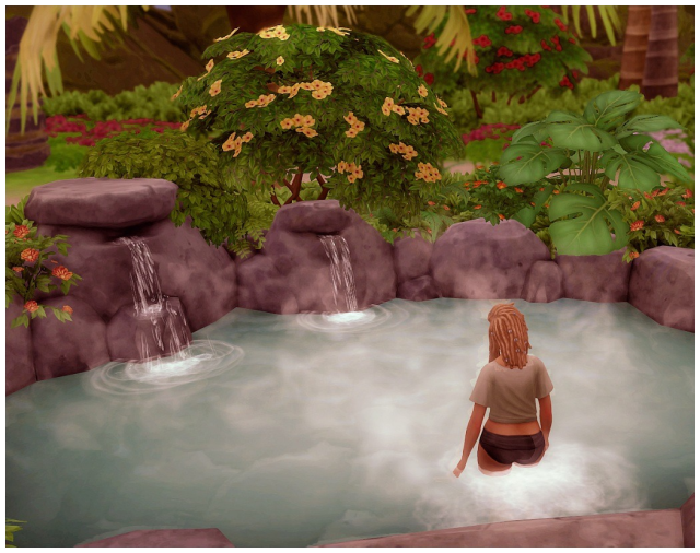 🌴🌊🌿 #ts4 #the sims 4 #sims 4#ts4 gameplay #ts4 build wip #ts4 divi #im glad this works with all the stuff around it ...  #and i think divi likes it too ... #🥺🌻🧡
