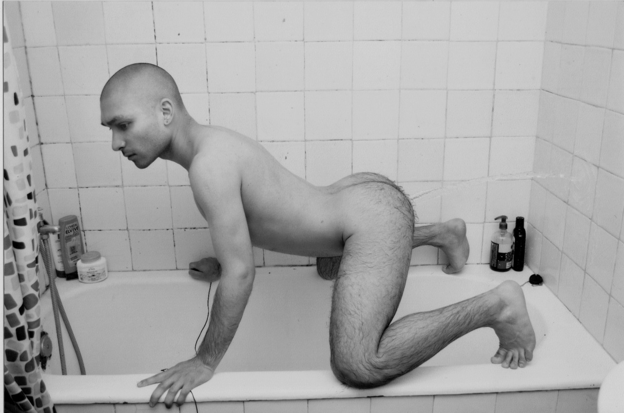 gag-ball-gallery:  Enema Self-Portrait / ILFORD 3200 &amp; Ilford Paper Multigrade