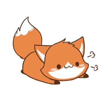 stickerd:  kippu the fox 