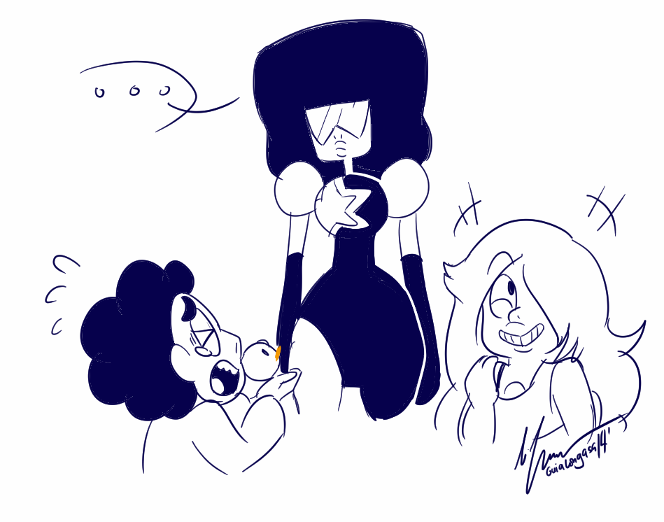 whatifgirl:  I wonder how long will Steven realize that Amethyst just switch Pearl’s