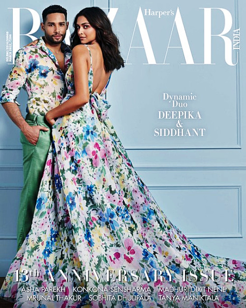 popculturehub: DEEPIKA PADUKONE and SIDDHANT CHATURVEDI for HARPER’S BAZAAR INDIA — photographed by 