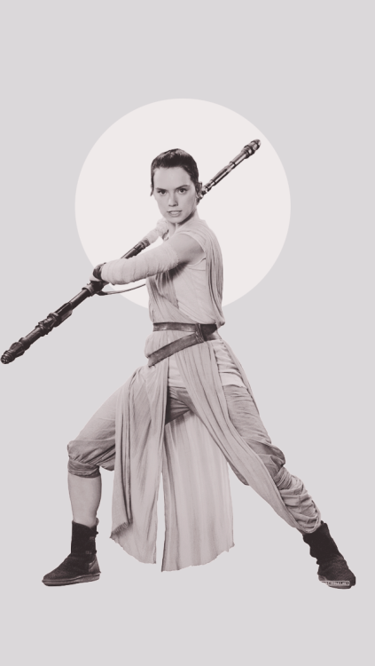 ohgarou:anon asked  rey (from star wars) mobile wallpapers