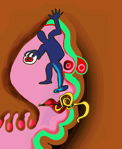 bobbycaputo:Dax Norman’s Psychedelic And Surreal Animated Gif World