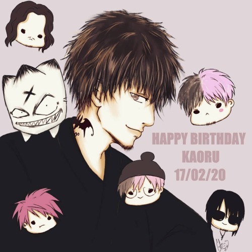 Happy Birthday mai lob uvu . #Kaoru #kaoruniikura #DEG #direngrey #KAOMETAL #thiswaytoselfdestructi