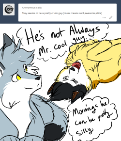 sianiithesillywolf:I love drawing Troy  dontjudgemec: Well, silly attracts silly~ :P &lt;3