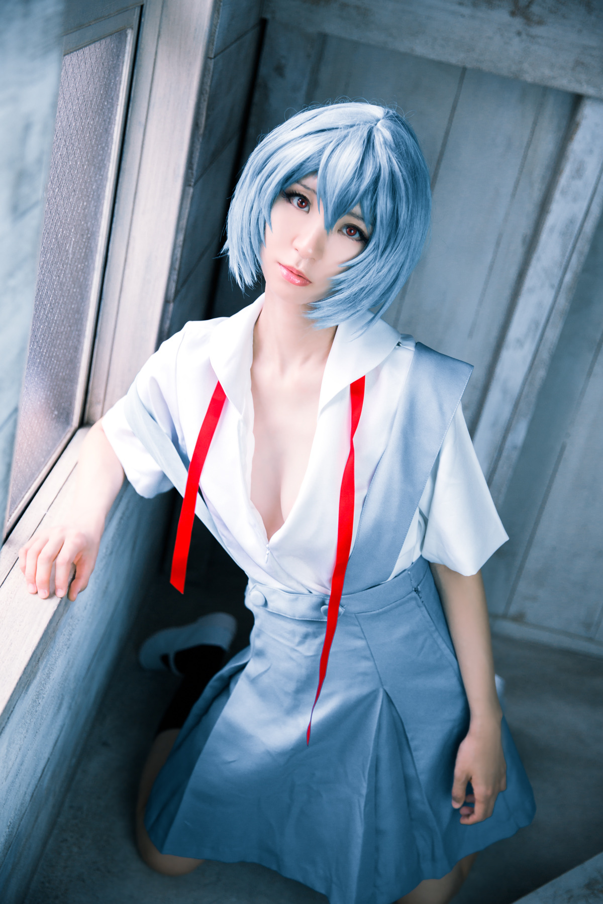 cosplayjapanesegirlsblog:    Evangelion -Rei Ayanami [Mikehouse] 2-3 HELP US GROW