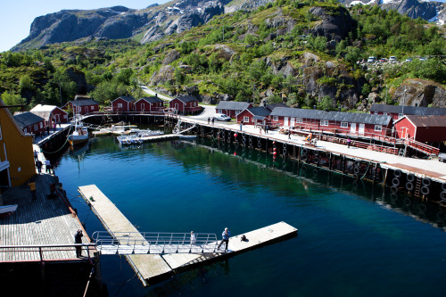 This is Nusfjord in the Lofoten Islands, Norway. Population 19.  I loved it here so much I cons