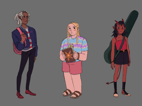 i started fantasy high recently so here are some kids (part one)