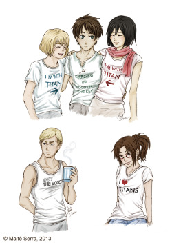 actualheichou:  i want all of these shirts