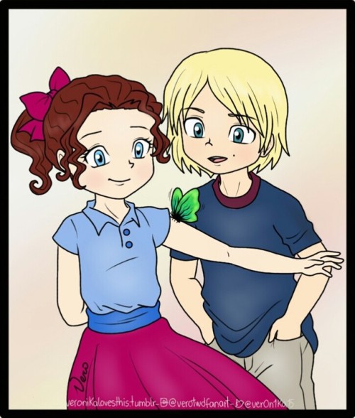 McReedus fan art as kids I wanted to draw something cute an innocent today