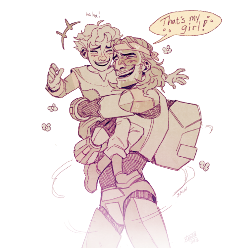 You Guys Remember That Scene In The Bad Batch When Hunter Picks Omega Up And Twirls Her Around In His