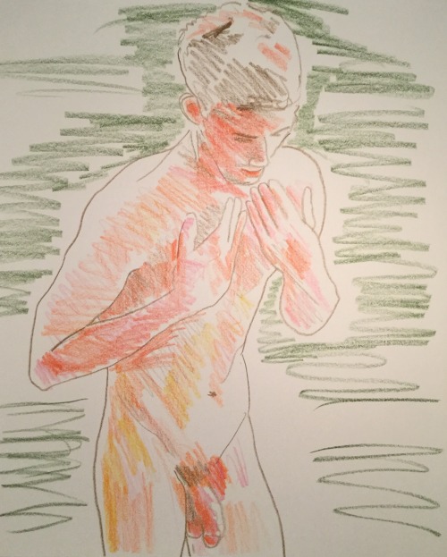 peterbridgstock:  Tonight’s drawing St. John the Baptist Pete Bridgstock