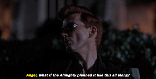 schneidery:crowley + calling aziraphale ‘angel’