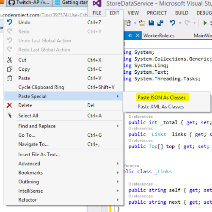 Visual Studio tip: Copy any JSON object. Make a new class file. Edit -> Paste Special -> Paste JSON As Classes.