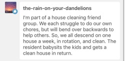 thetawavecollections: quousque:  olofahere:  glumshoe: Hey, @the-rain-on-your-dandelions, has anyone told you that you’re a genius? That’s an incredible system. I wish I had a friend group that could function for! I could see this working for dinners,