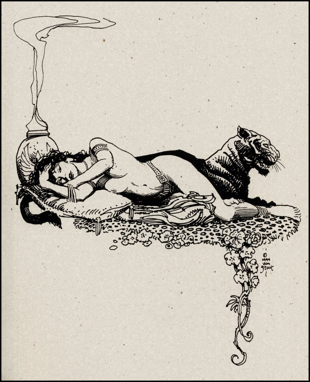 wonderful-strange:  brudesworld: William Stout, 1994 My Delineated Life