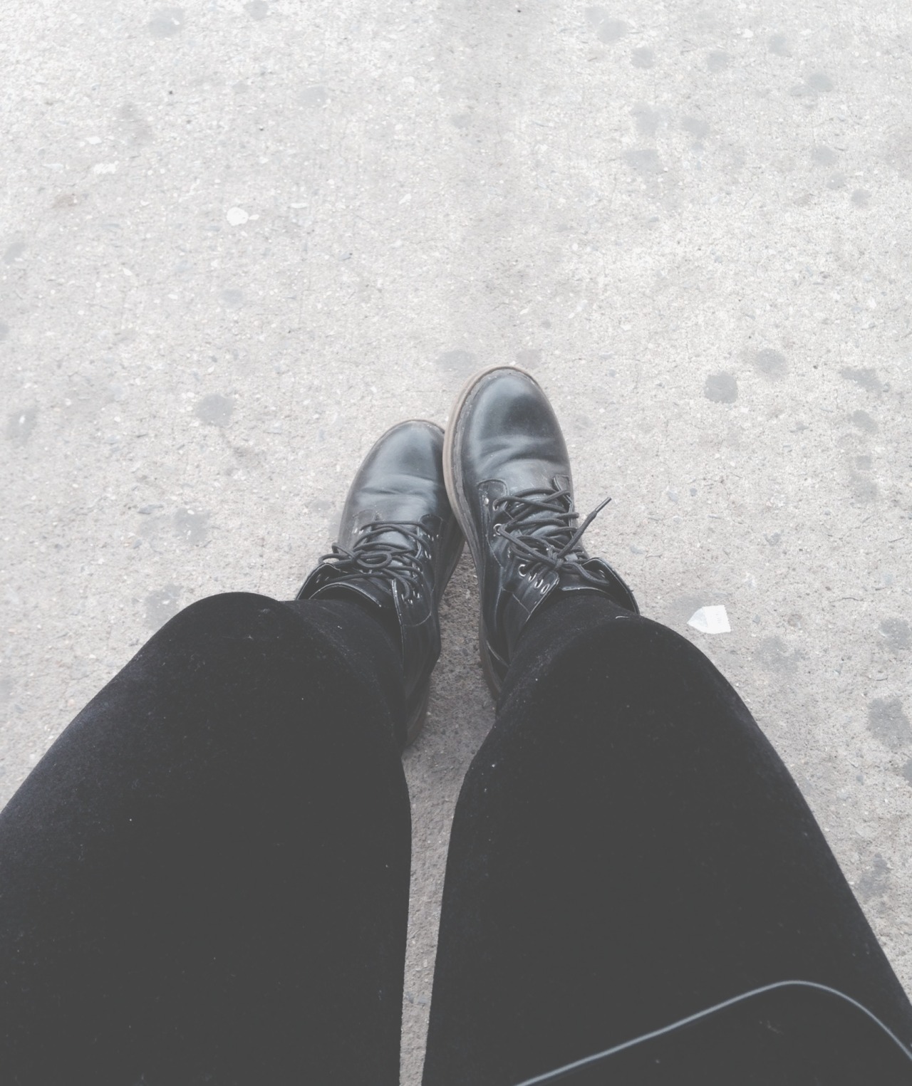 repsych:  combat boots. 
