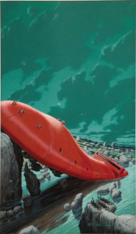 Henry Richard van Dongen (1920-2010) cover art for Starlight (1978).