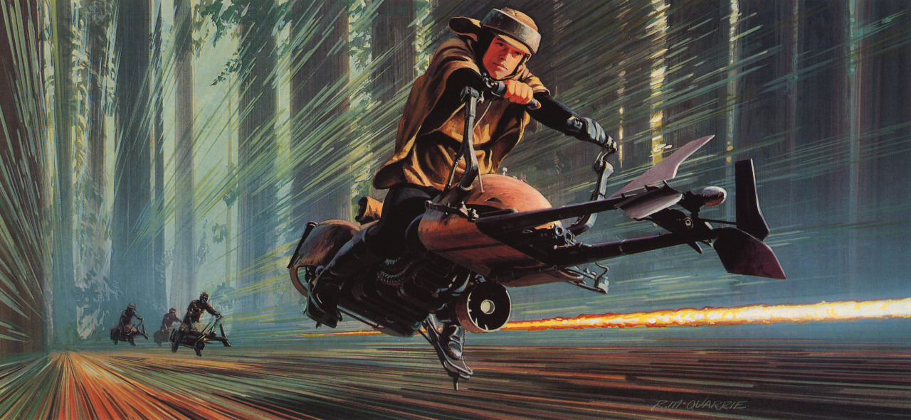 alwaysstarwars:  Ralph McQuarrie - Endor 
