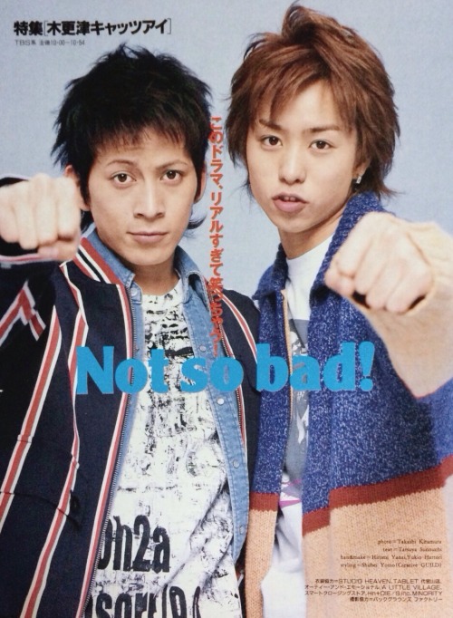 Bussan &amp; Bambi, the best partner ever!!! :)(Photo from magazine ‘weekly tv guide&rsquo