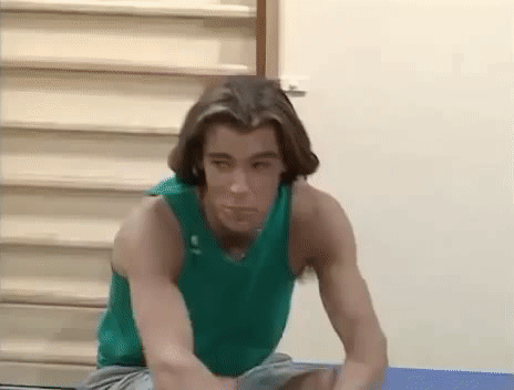 vintage-male-sensuality: Patrick Puydebat in Helene et les garcons S01E05 (1992)