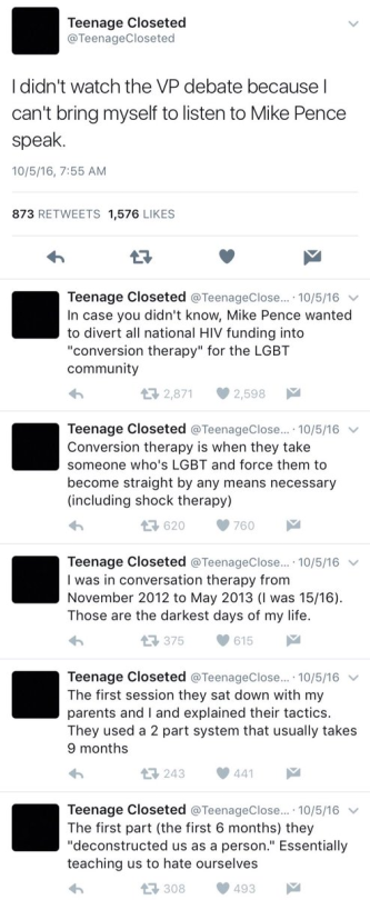 a-class-act-president: chisayukizome:   tell me again how psychiatric abuse is somehow the same as conversion therapy FUCKING TELL ME AGAIN  dear heterosexual people, please read this. please fight for our LGBTQA+ youth and protect them. no one, and i