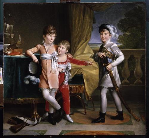 The sons of Marshal Ney by Marie-Éléonore Godefroid, 1810
