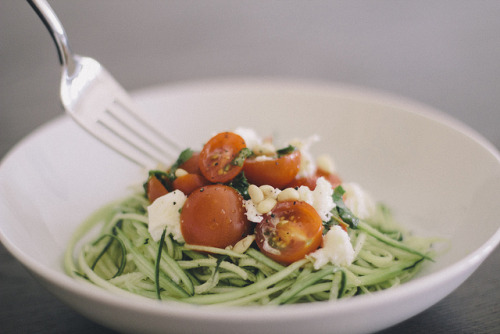 Zucchini Pasta with Herbed Tomatoes on Flickr.