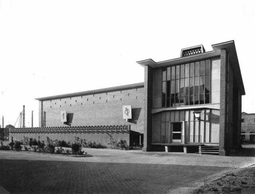 germanpostwarmodern: Relay Station (1948-51) in Arnhem, the Netherlands, by Marius Duintjer
