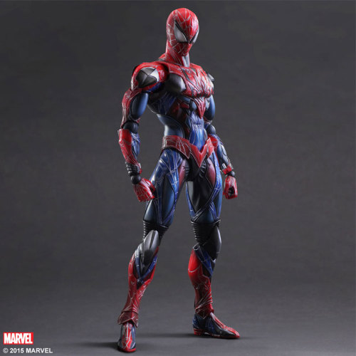 fyeahalbumofstuffilike: Variant Play Arts Kai - Marvel Universe Spider-Man What I think, looking at 