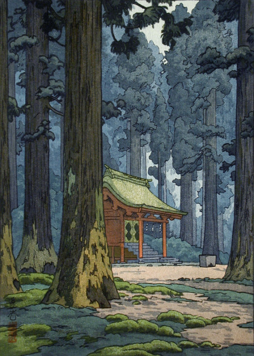 nobrashfestivity:Yoshida Tōshi  Sacred Grove  1941