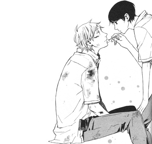 Edi's reading yaoi