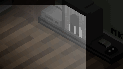 markknight78:  Ringu (Ring) 1998  Testing out animating with Hexels2 and its gif exporter. 100% in software. 