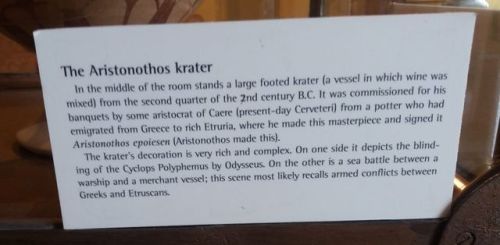 Capitoline Museums - The Aristonothos krater * Caere, 2nd century BCERome, August 2, 2019