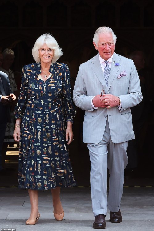 The Prince of Wales, Patron, Exeter Cathedral Development Appeal, and The Duchess of Cornwall visit 