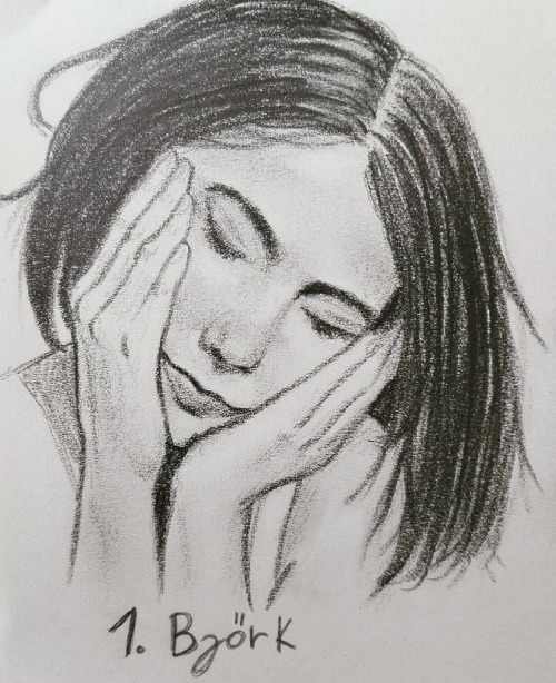 My Unfinnished Attend To Draw 100 Faces Challenge