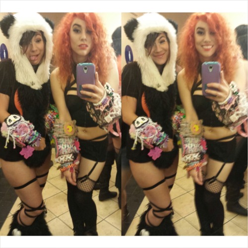 Nicole + me at Q-dance last night. ✿ฺ✿ლ(*’ω’*)ლ✿ฺ✿