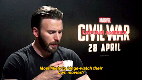 evansensations:Chris Evans Plays “Most Likely”and then pleads ‘The Fifth’
