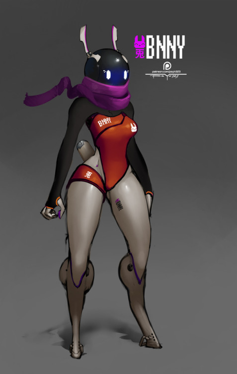 psyk323:   Commission I did not too long ago about an explorer robot! I turned her into a bunny robot with a scanner for a head.  Support me through Patreon | Follow me on Twitter  