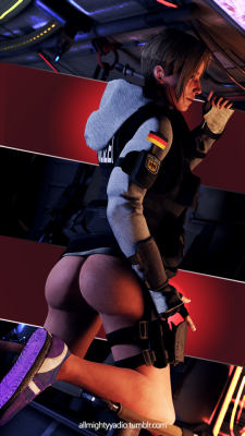 allmightyyadio:  IQ pinupI don’t know about the red things … But I don’t care. The important thing here is dat butt. :3Will add another version later. ;DHIgh res can be found on my patreon.JOIN MY DISCORD AND TOGETHER, WE SHALL RULE THE GALAXY!Consider