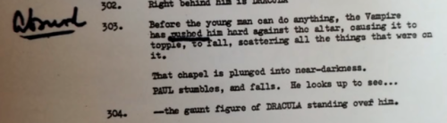 theimpossiblescheme:You might be salty, but are you “Christopher Lee annotating his script” salty?