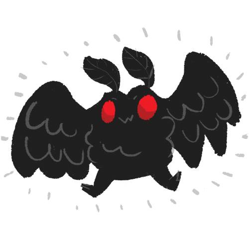 mothmandaily:Mothman of the day is: cryptidclub Mothman!(Go support her amazing cryptid art!)