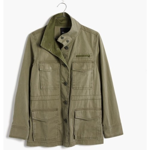 MADEWELL Catskills Jacket ❤ liked on Polyvore (see more lightweight military jackets)